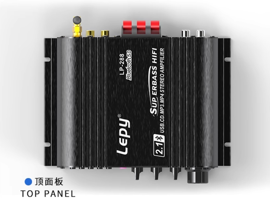 LEPY 288 Bluetooth 5.0 mini 50W*2 amplifier Lossless music playback subwoofer amplifier Suitable for C2, C3, C3X4