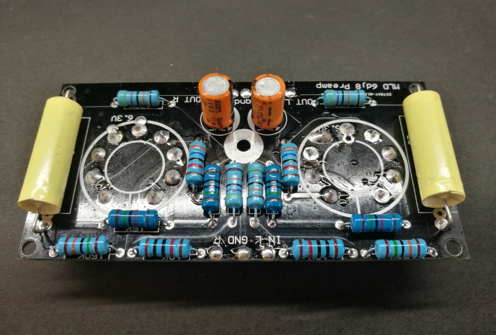 6DJ8(6N11/E88CC/6922 )HIFI DIY stereo tube preamp board