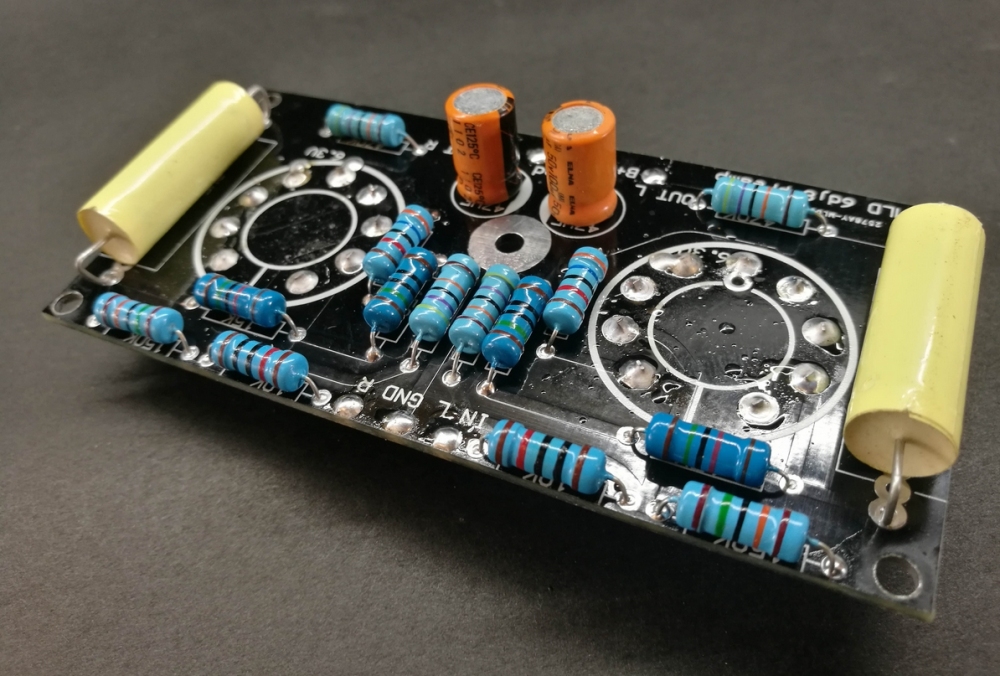 6DJ8(6N11/E88CC/6922 )HIFI DIY stereo tube preamp board