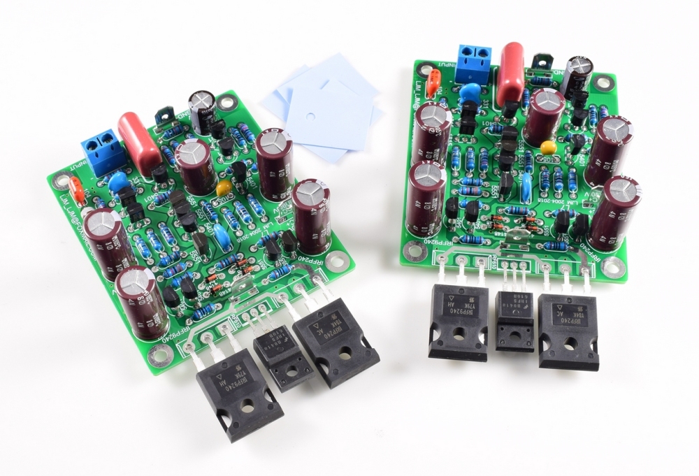 L7 MOSFET high speed dual channel HIFI DIY stereo amplifier kit/Finished amplifier board