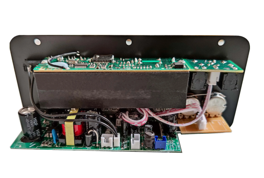Remote control AC 220V 12v 24v Digital Bluetooth Stereo Amplifier Board Subwoofer Dual Microphone Karaoke Amplifiers For 8-12 Inch Speaker
