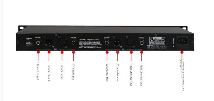 Professional Vocal Beautification Ex-3000 Exciter Pre-Effector Audio Stage Microphone Gain Processor
