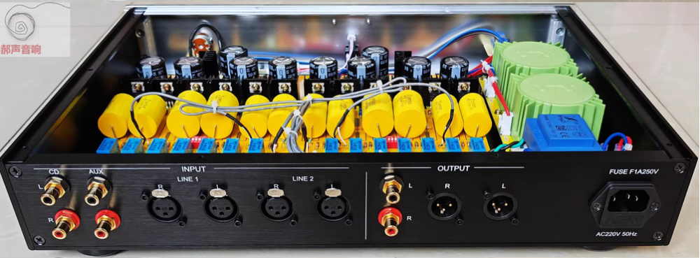 Finished PASS 1.7 Audio Pre-amplifier HiFi Stereo XLR/RCA Field Effect Tube Balanced Preamplifier Sound Controller