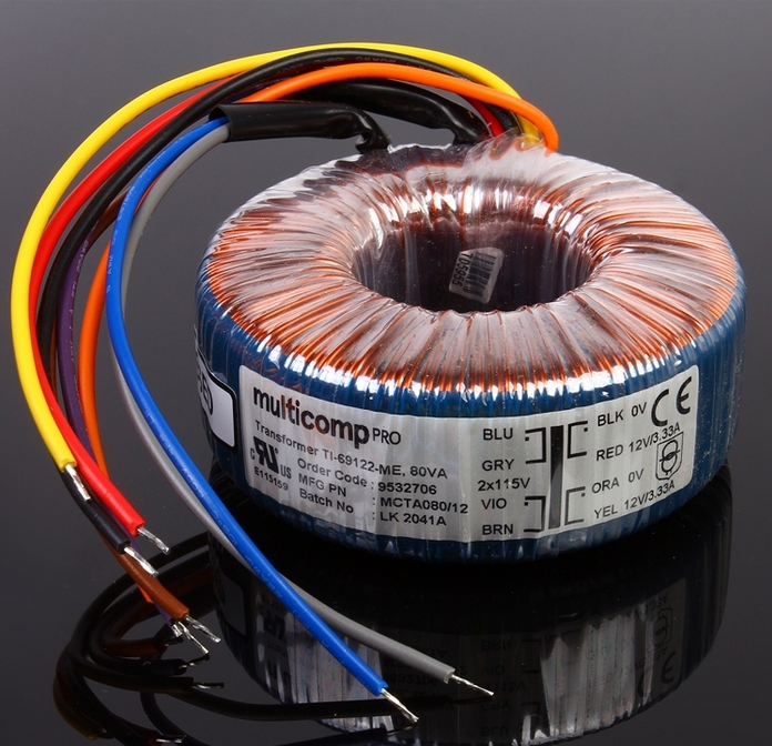 NORATEL 80W Toroidal Transformer for HIFI DIY amplifier/preamp/Linear power supply