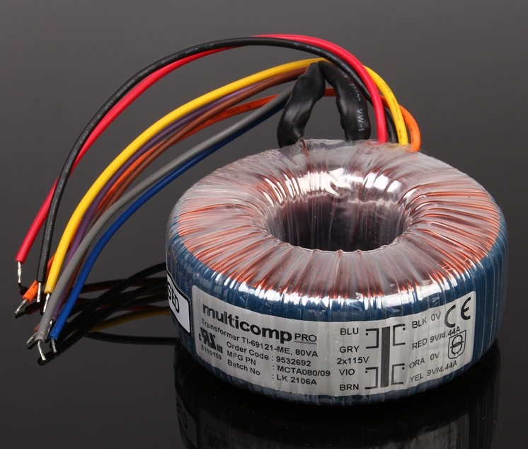 NORATEL 80W Toroidal Transformer for HIFI DIY amplifier/preamp/Linear power supply