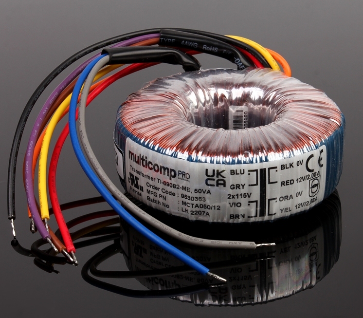 NORATEL 50W Toroidal Transformer for HIFI DIY amplifier/preamp/Linear power supply