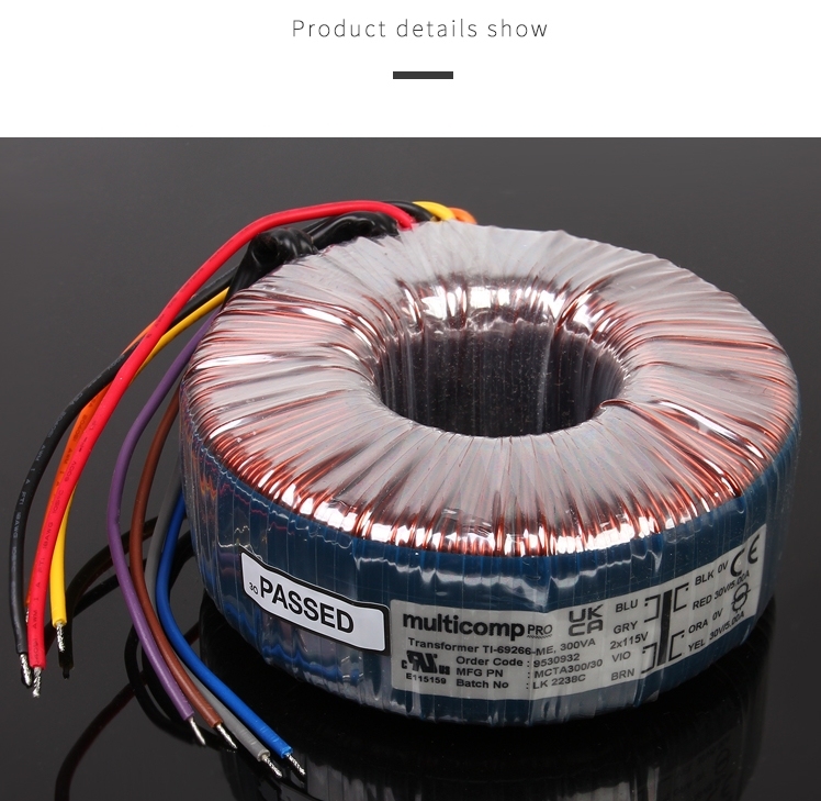 NORATEL 300W Toroidal Transformer for HIFI DIY amplifier/preamp/Linear power supply output:0-30V 0-30V