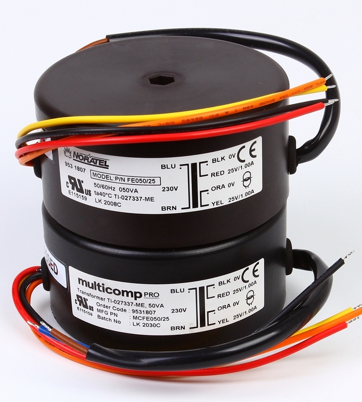 NORATEL 50W Toroidal Transformer dual 9V 12V 25V for HIFI DIY amplifier/preamp/Linear power supply