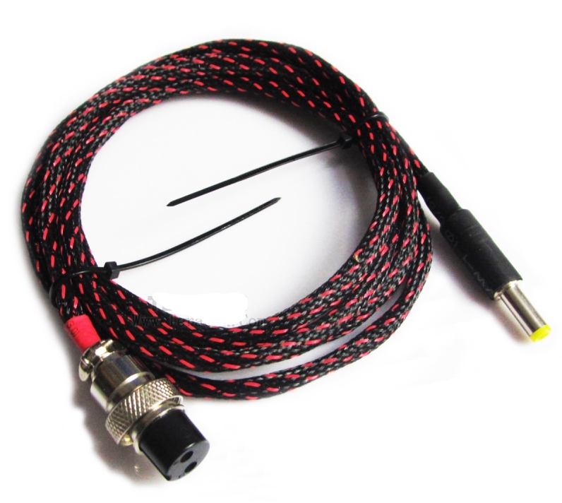 TeraDak GX-16 Aviation plug Convert to DC 1.1 1.7 2.1 2.5 3.0MM DC cable