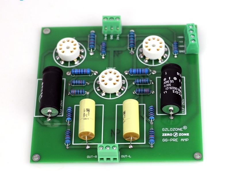 Hifi DIY Vacuum Tube Buffer Preamp board / Kit / Pcb Base on Ground Grid GG Preamplifier