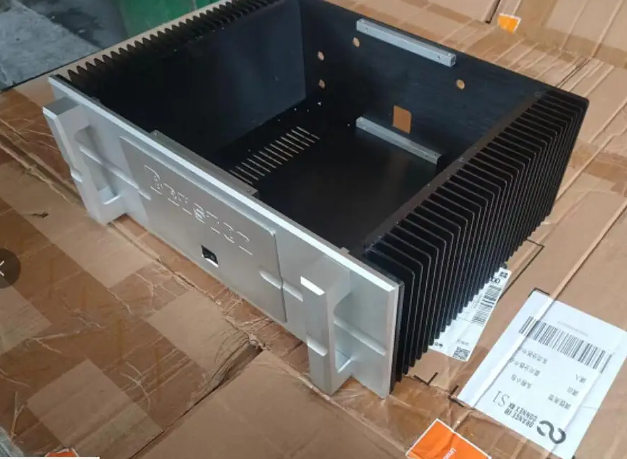Bystone Full aluminum hifi audio power amplifier DIY chassis Preamplifier case AMP Enclosure DIY box (430 *150*341mm or 430 *150* 441mm)