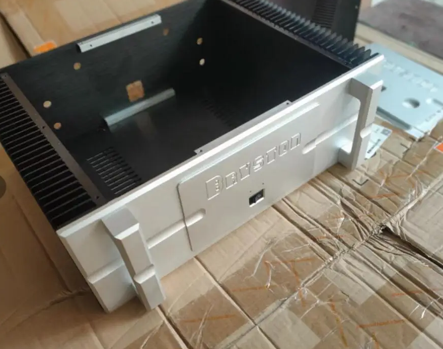 Bystone Full aluminum hifi audio power amplifier DIY chassis Preamplifier case AMP Enclosure DIY box (430 *150*341mm or 430 *150* 441mm)