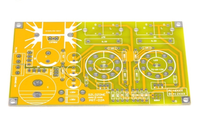 PRT-02A HIFI DIY stereo tube preamp PCB/ Kit /board base on Classic M7 circuit with tubes