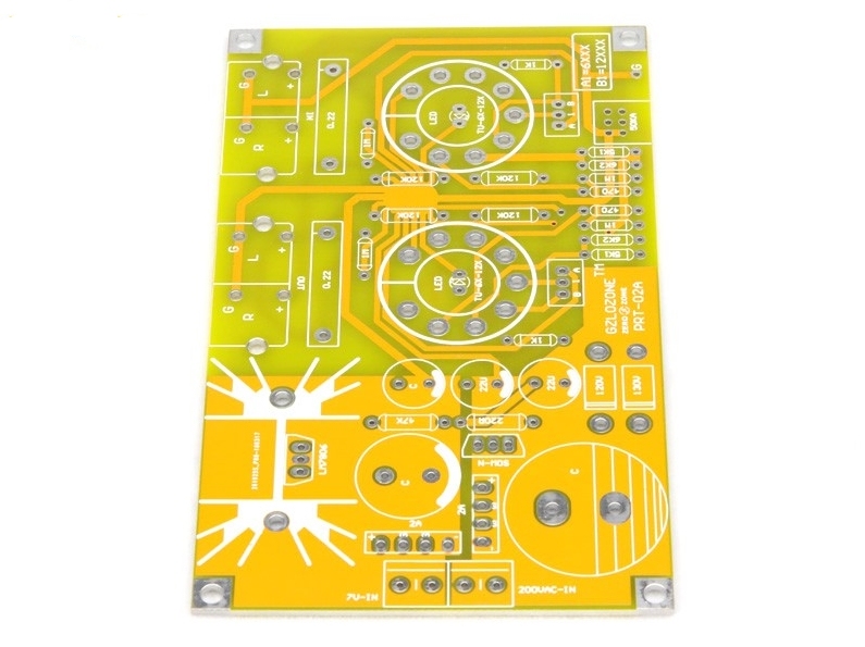 PRT-02A HIFI DIY stereo tube preamp PCB/ Kit /board base on Classic M7 circuit with tubes