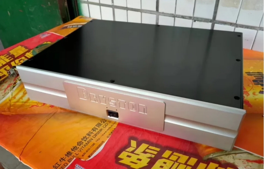 Bystone Full aluminum power amplifier install chassis audio preamp DIY enclosure 430*90*300mm