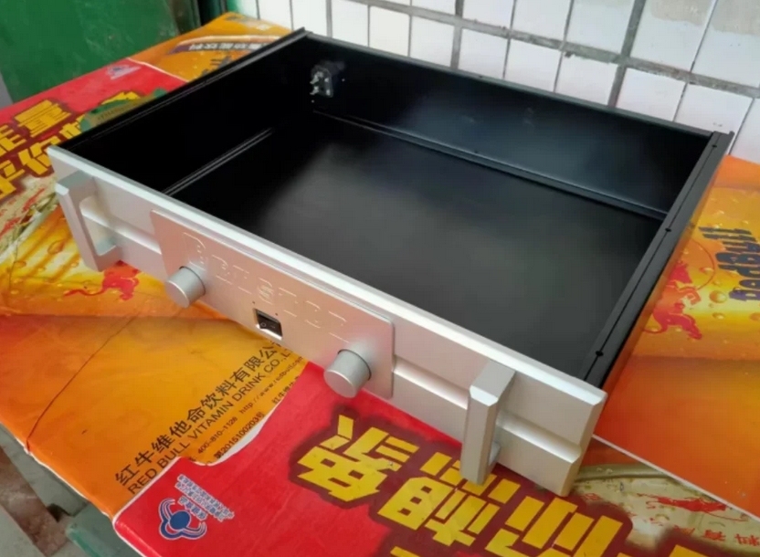 Bystone Full aluminum power amplifier install chassis audio preamp DIY enclosure 430*90*300mm