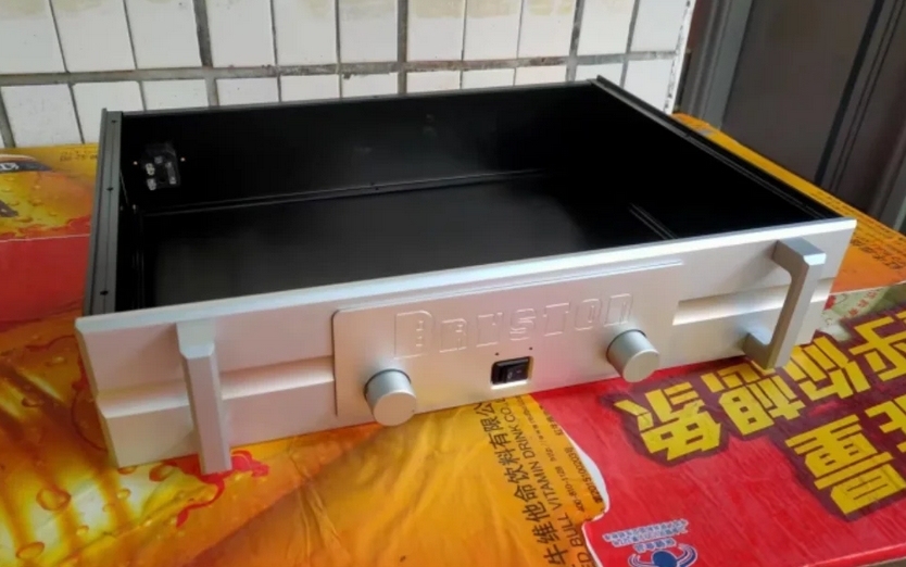 Bystone Full aluminum power amplifier install chassis audio preamp DIY enclosure 430*90*300mm