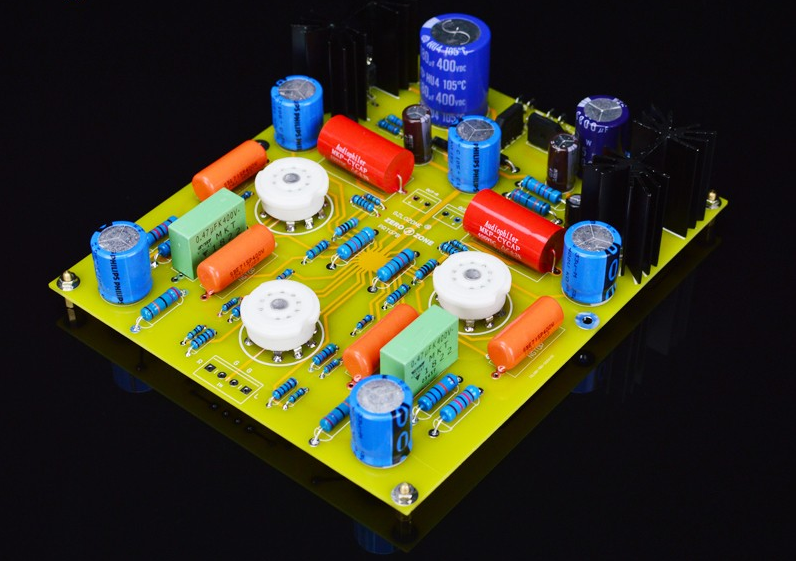 PRT07B Tube Preamplifier Board 12AX7 HiFi Preamp Kit Based on Marantz M7 Circuit without tubes