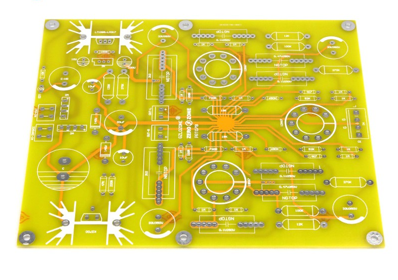 PRT07B Tube Preamplifier Board 12AX7 HiFi Preamp Kit Based on Marantz M7 Circuit without tubes