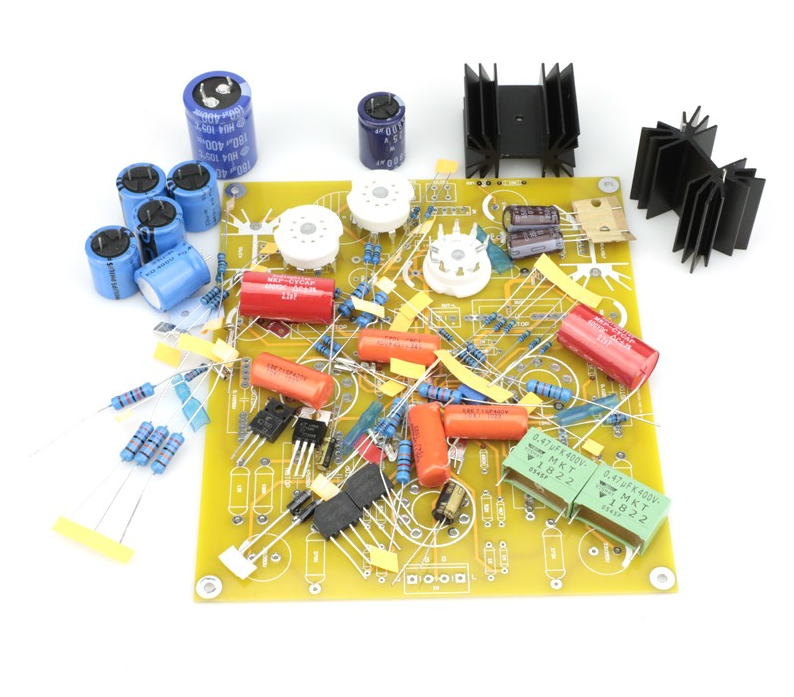 PRT07B Tube Preamplifier Board 12AX7 HiFi Preamp Kit Based on Marantz M7 Circuit without tubes
