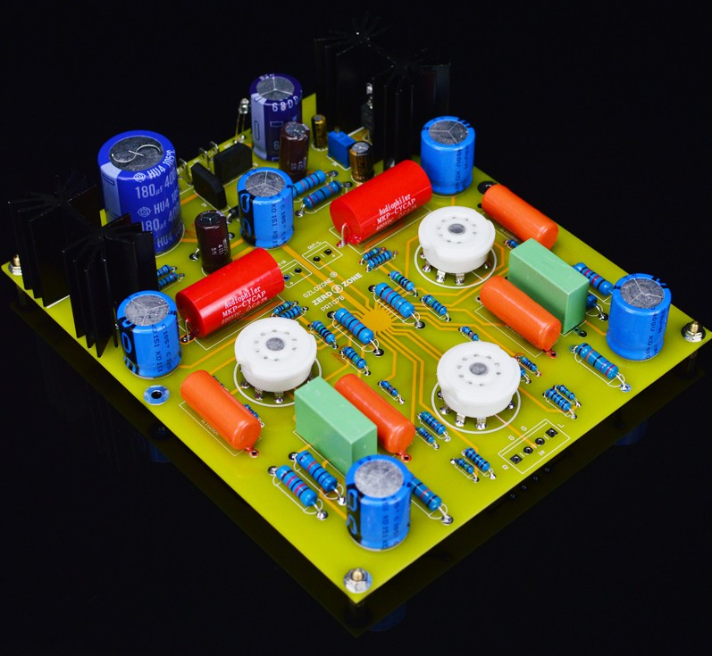 PRT07B Tube Preamplifier Board 12AX7 HiFi Preamp Kit Based on Marantz M7 Circuit without tubes