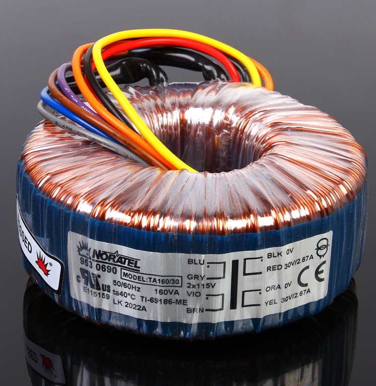 NORATEL 160W Toroidal Transformer for HIFI DIY amplifier/preamp/Linear power supply