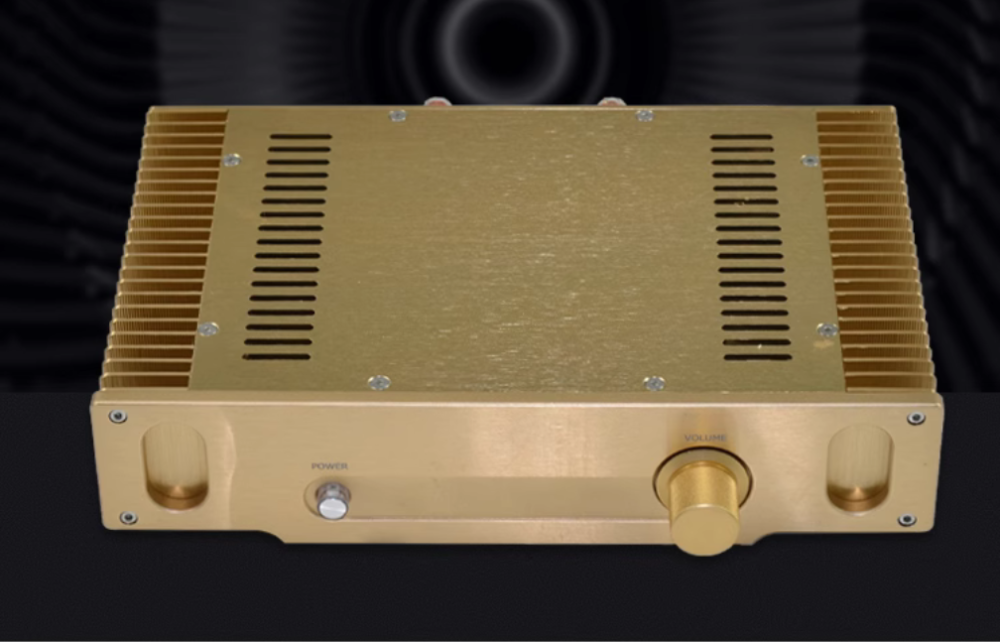 Upgrade versin Hood 1969 Metal encapsulated transistor class A 18W*2 home amplifier
