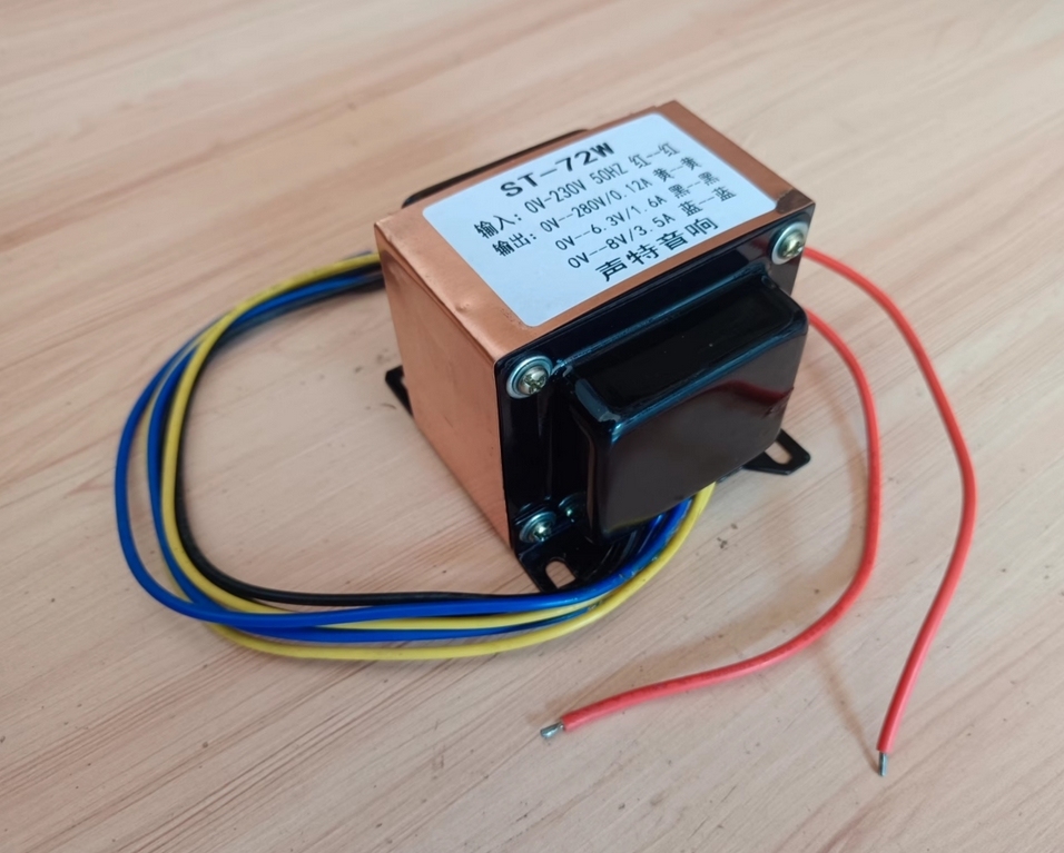 72W Square Transformer for preamp CAT-SL1,M7 ARC-SP10 output AC0-280V 0-6.3V 0-8V