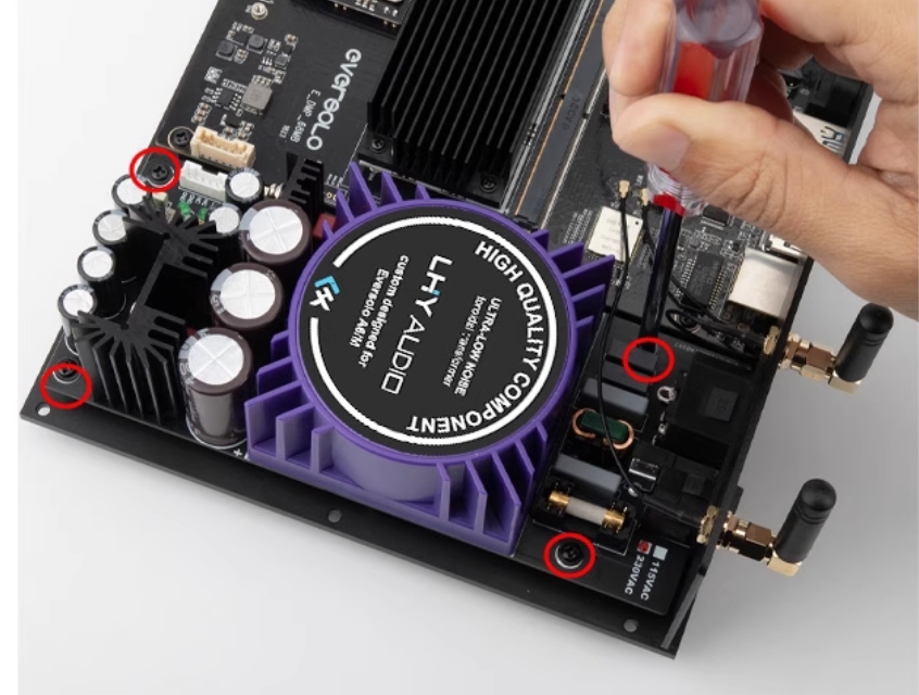 HIFI LHY Audio Eversolo A6 A8 Upgraded Linear Power Board Special Filtering Module