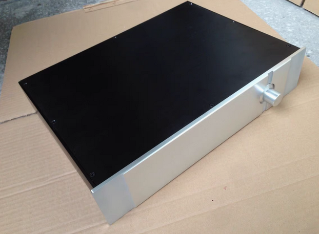 Imitation PASS 4309 full aluminum HIFI DIY Preamp chassis With knob amplifier box