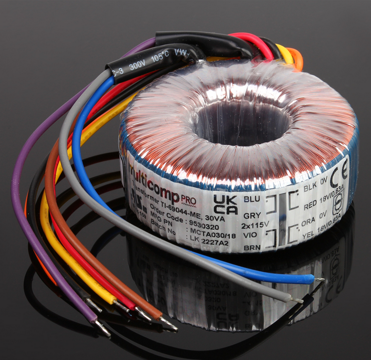 NORATEL 30W Toroidal Transformer for HIFI DIY amplifier/preamp/Linear power supply
