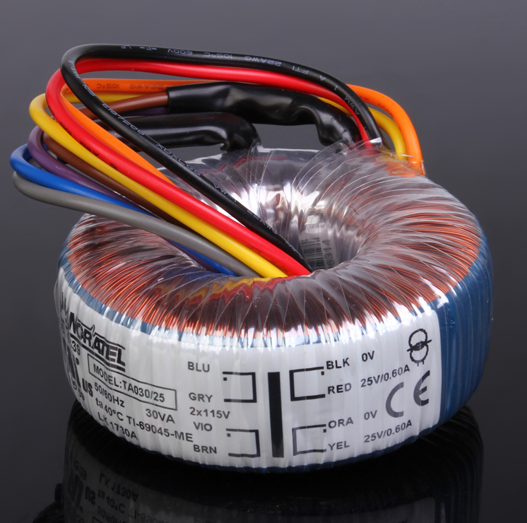 NORATEL 30W Toroidal Transformer for HIFI DIY amplifier/preamp/Linear power supply