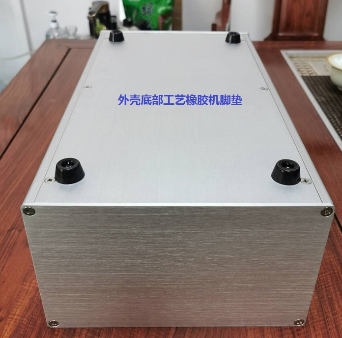 Mini 120/200/380 Split power supply chassis full aluminum tube preamp case silver HIFI DIY box