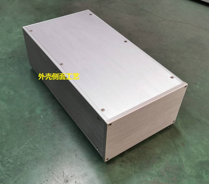 Mini 120/200/380 Split power supply chassis full aluminum tube preamp case silver HIFI DIY box