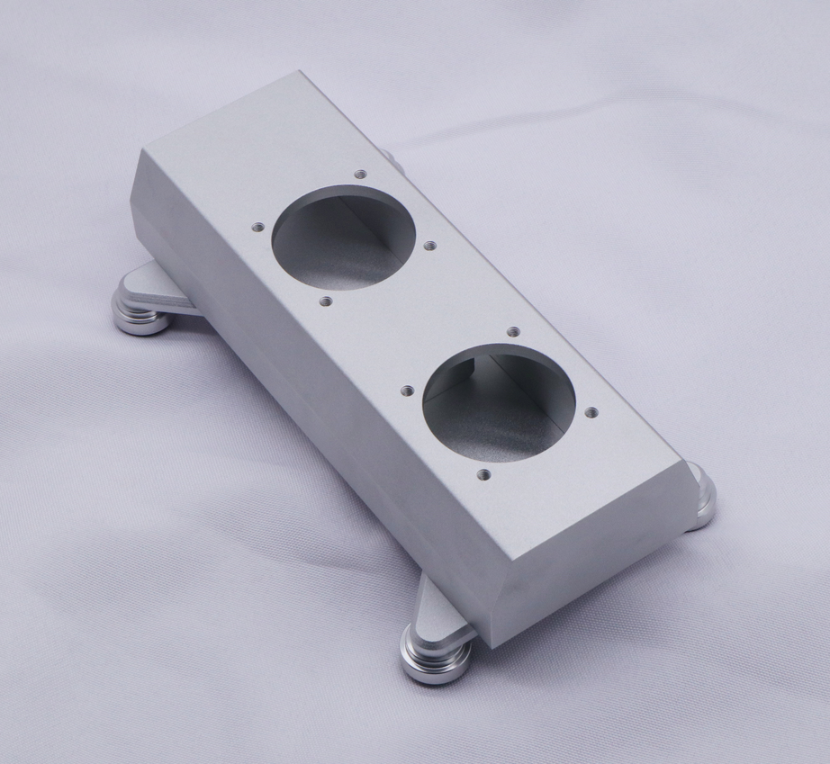 Full Aluminum CNC American standard 4-position power box HIFI DIY power scoket chassis