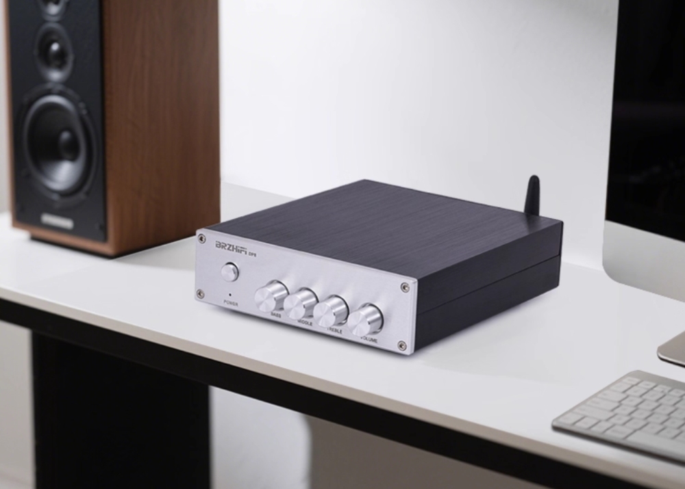 BRZHIFI DP8 bluetooth 5.3 HiFi small stereo digital amplifier 50W+50W (built-in power supply)