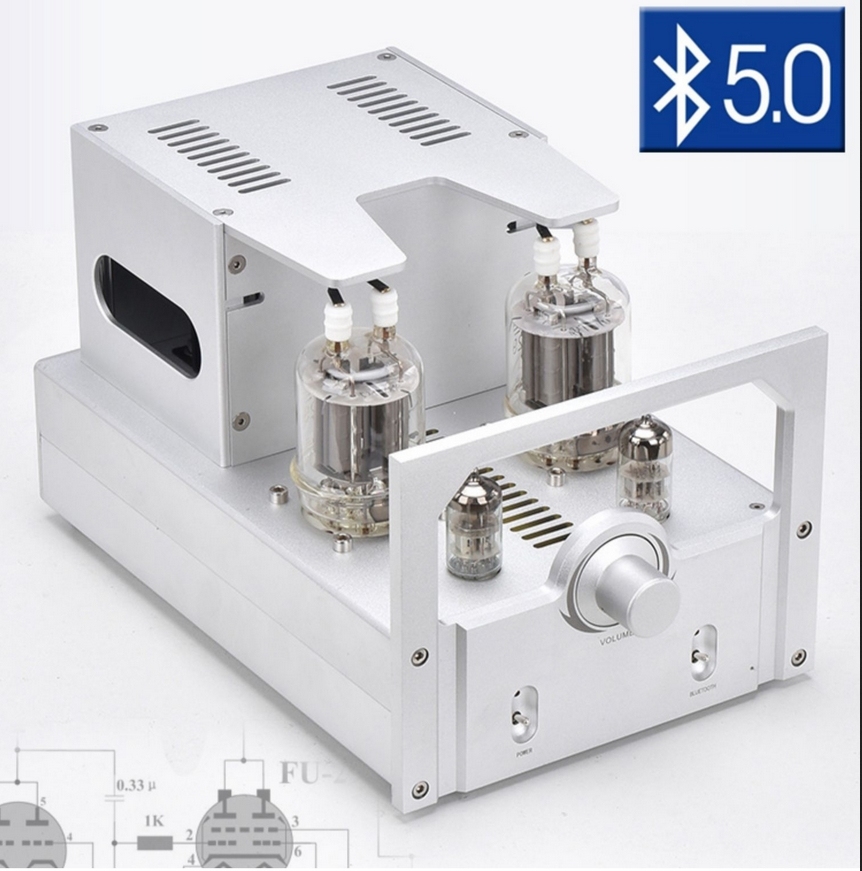 Finished FU29 FM30 Vacuum Tube Amplifier Amp Bluetooth 5.0 Headphone Amplifier 10W + 10W Power Amplifier Drives The Speaker