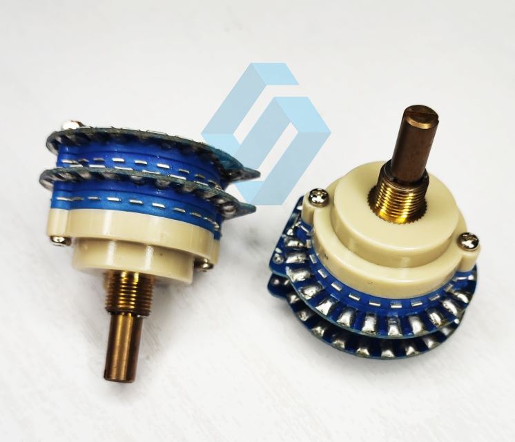 High precision 24 bit 10K20K50K100K250K stepper volume potentiometer Dual channel