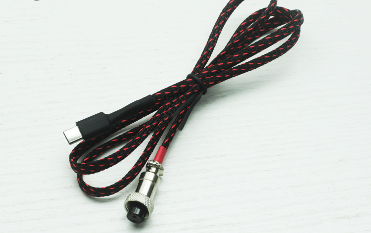 TeraDak Raspberry P 4B/Pi5 Mainboard provides GX-12 aviation plug to Type-C DC connection cable