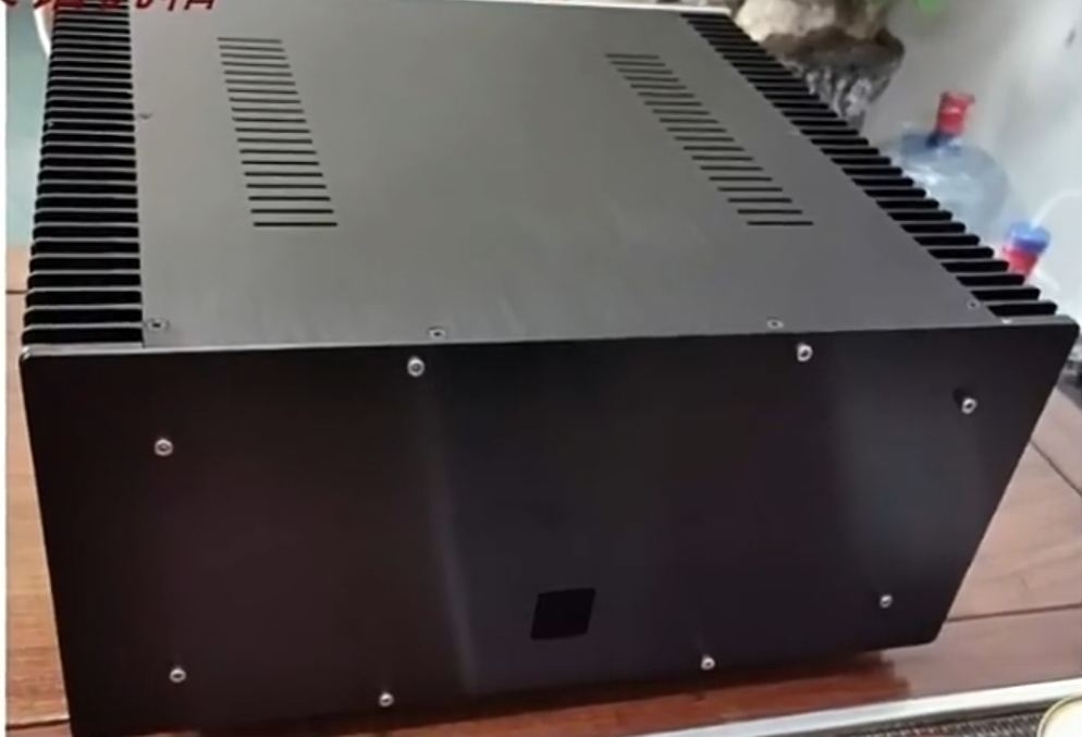 Personality Full aluminum chassis Class A Power amplifier case hifi DIY enclosure with heatsink 430*200*418mm