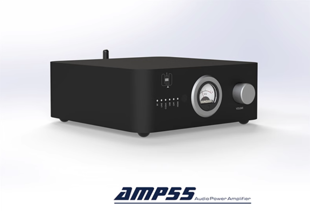 AMP55 hifi Bluetooth 70W*2 desktop small amplifier Lossless music decoding digital audio power amplifier