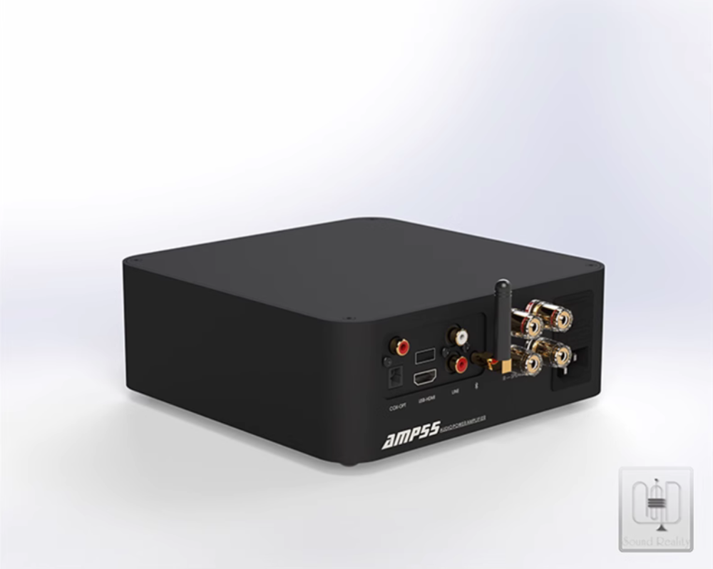 AMP55 hifi Bluetooth 70W*2 desktop small amplifier Lossless music decoding digital audio power amplifier