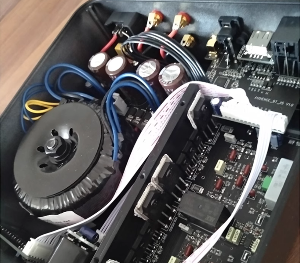 AMP55 hifi Bluetooth 70W*2 desktop small amplifier Lossless music decoding digital audio power amplifier