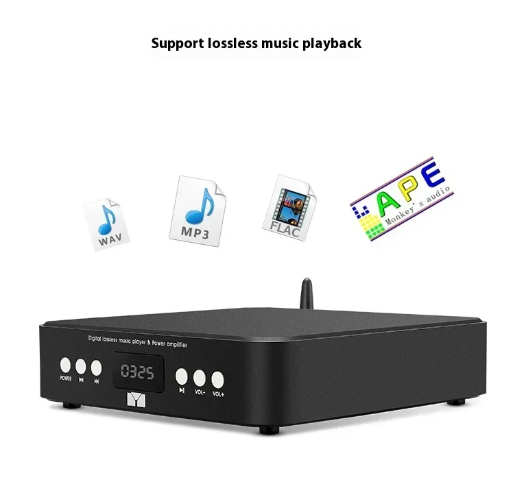 AMP65 Digital high-quality lossless USB flash drive Bluetooth player Hifi class AB amplifier