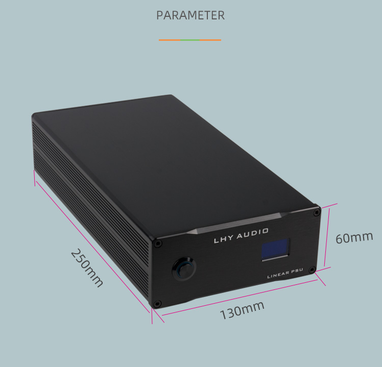 80W DC linear stabilized power supply Suitable for audio hard drive box NAS router MAC PCHiFi DC5V 9V 15V 19V 20V 24V for choose