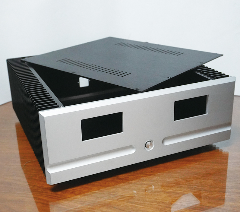 400 class A full aluminum amplifier chassis power supply case HIFI DIY box with heatsink