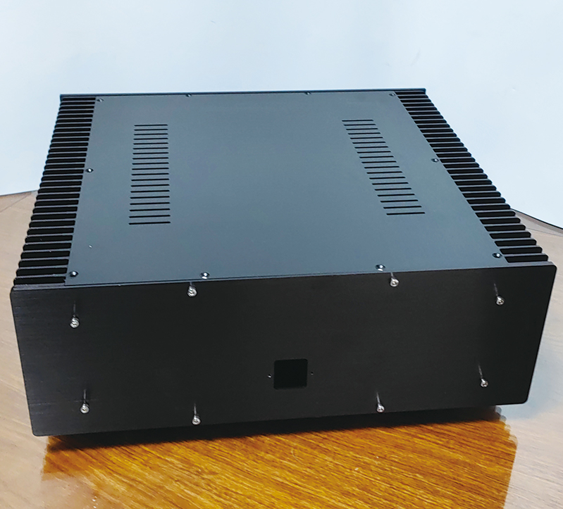 400 class A full aluminum amplifier chassis power supply case HIFI DIY box with heatsink