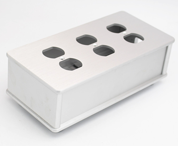 HIFI full aluminum alloy DIY Audio 6 American standard holes power purifier shell PSU chassis xangsane Filter case