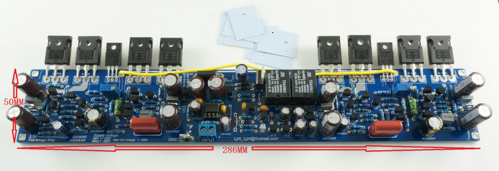 L50 500W 8Ohm Full Bridge Mono HIFI DIY Amplifier Board