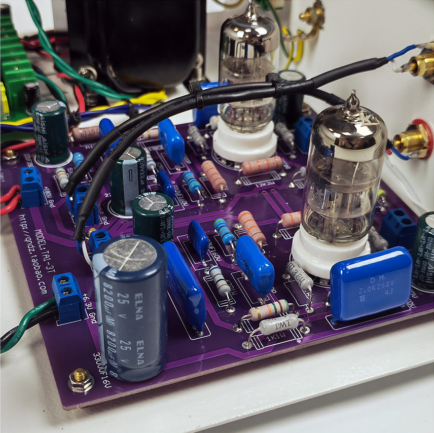 6N2 Electron tube MM phono amplifier 6Z4 electronic tube rectification and electronic voltage stabilization without bottom noise